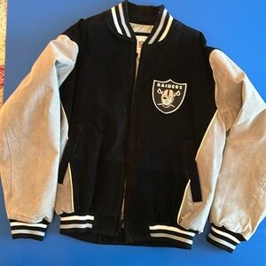 Raiders Bomber Style Jacket. Size Medium